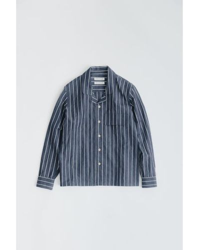 A Kind Of Guise Bosa Shirt Sea Stripe - Blue