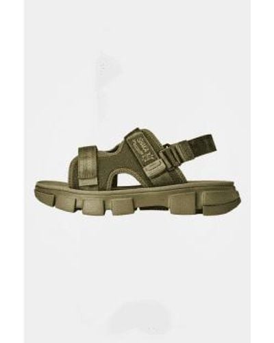 Shaka Chill Out Sf Army Sandals Uk 3 - Green
