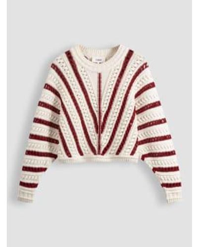 Ba&sh Gardy Sweater Ecru 1 - White