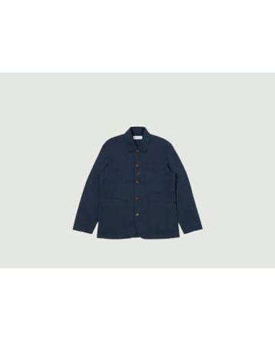 Universal Works Bakers Cotton Jacket S - Blue