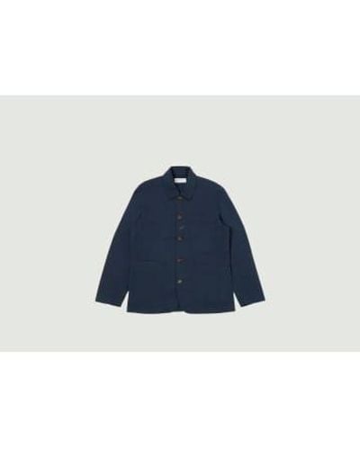 Universal Works Bakers Cotton Jacket M - Blue