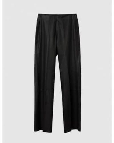 Day Birger et Mikkelsen Day Madisson Leather Stretch Pants Size: 40, Col: 36 - Black