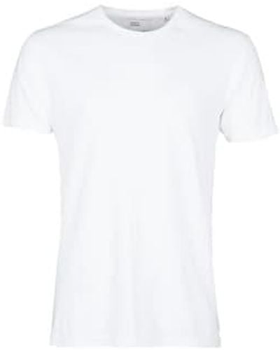 COLORFUL STANDARD T-shirt organique classique blanc optique