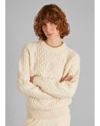 L'Exception Paris Twisted Sweater - Natural