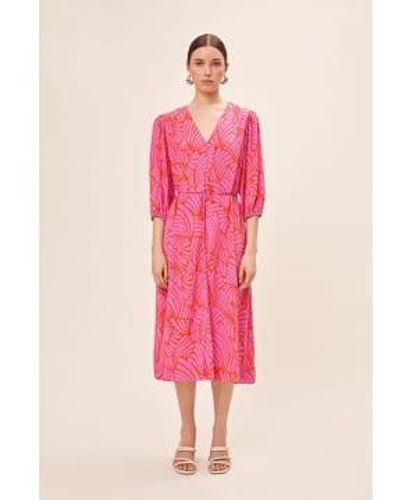 Suncoo Crina Print Dress - Rosa