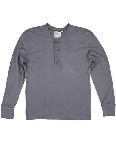 Jungmaven | Mountain Henley | Diesel Gray - Small