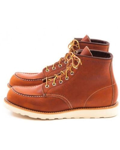 Red Wing 875 Moc Toe Oro Boot - Brown