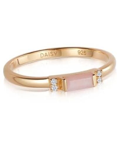 Daisy London Beloved Fine Band Ring - Metallizzato