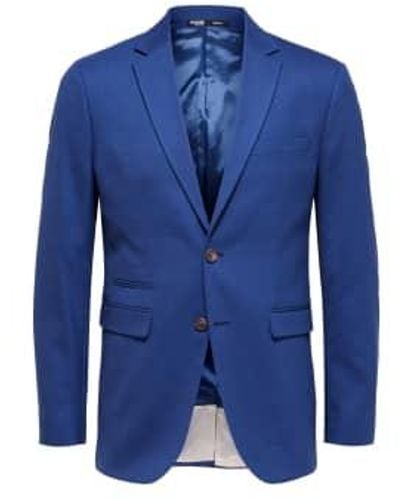 SELECTED Selected Veste De Costume Bleu Roi - Blu