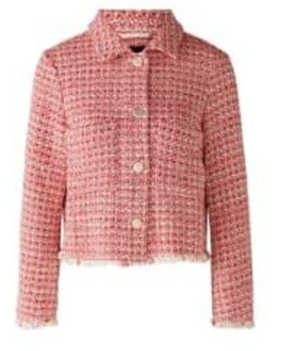 Ouí Jacket & White Uk 10 - Red