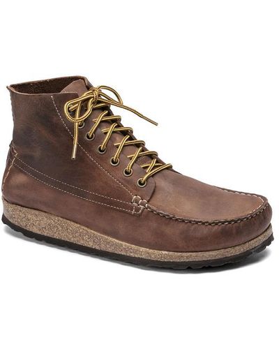 Birkenstock Marton Oiled Leather Boot Roast - Brown
