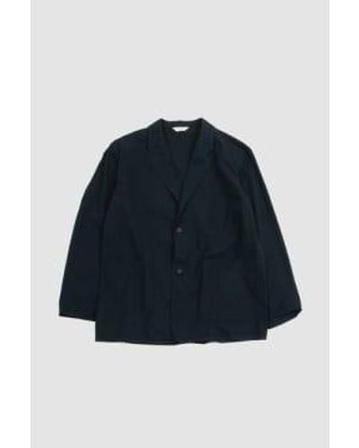 Still By Hand Garment-dye 2b Jacket Navy - Blue