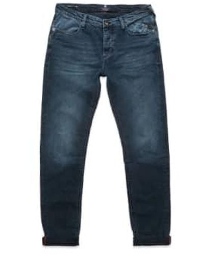 Blue De Gênes Repi 3325 jeans usagés - Bleu