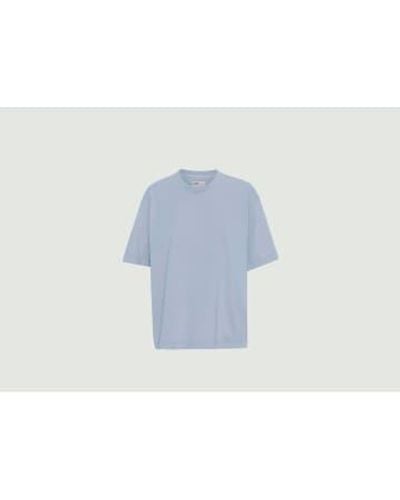 COLORFUL STANDARD Camiseta orgánica gran tamaño - Azul