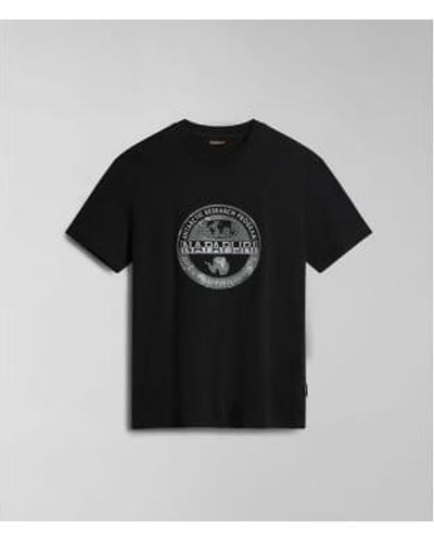 Napapijri Bollo-t-shirt in schwarz