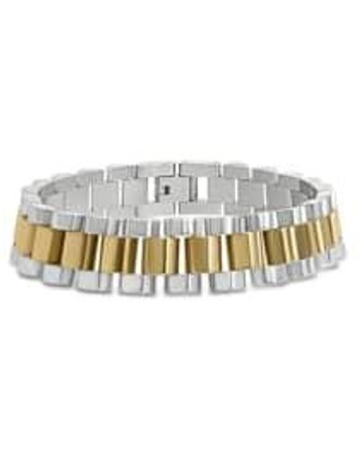 Anisa Sojka Chunky Watch Band Bracelet /gold /gold / Os - Metallic