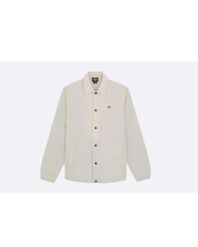 Dickies Oakport Coach Jacket L / Blanco - White
