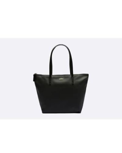 Lacoste Concept Small Zip Tote Bag - Black