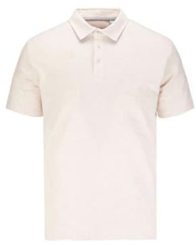 Guide London Textured Polo L - White