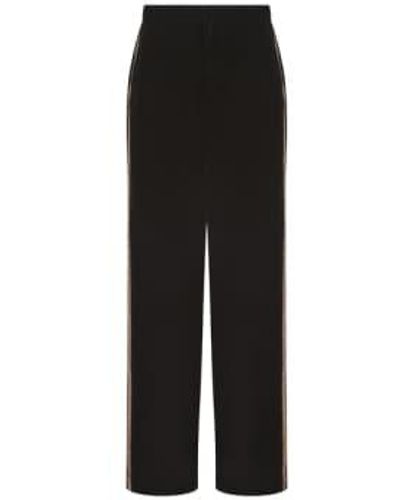 Nooki Design Phoenix Wide legged Velvet Trousers / S 80% Viscose, 20% Nylon Excluding Trims - Black