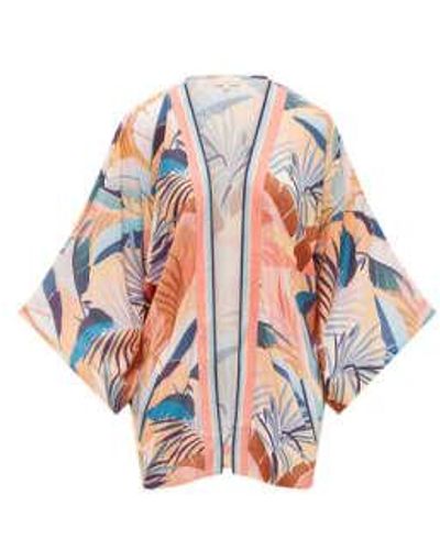 Nooki Design Tropical Kimono Peach Mix / S - Red