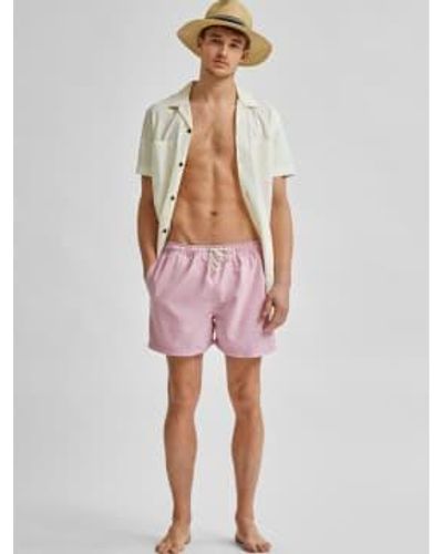 SELECTED Bath Shorts M - Pink