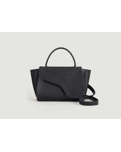 Atp Atelier Arezzo Bag In Cowhide Leather 1 - Nero