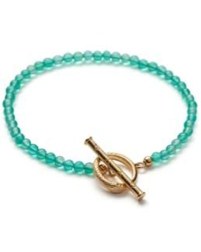 Rachel Entwistle Ouroboros Onyx Bracelet Small - Blue