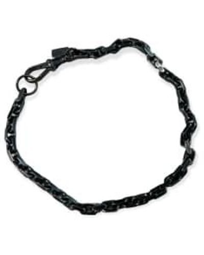 Kjeld X Trüffelschwein Anchor Link Chain Bracelet - Schwarz