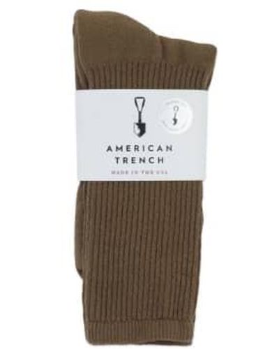 American Trench Coyote Mil Spec 1013 Chaussettes - Multicolore