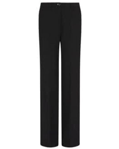 Marella Straight Pants 8 - Black