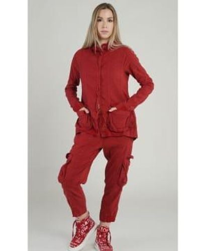 New Arrivals Chilli Rundholz Jacket With Zip M - Red