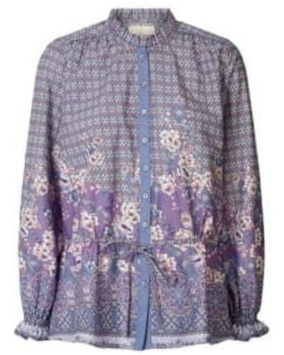 Lolly's Laundry Sophie Shirt Floral S - Purple
