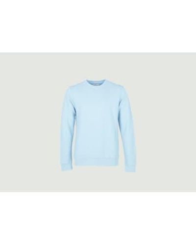 COLORFUL STANDARD Organic Sweatshirt 4 - Blu