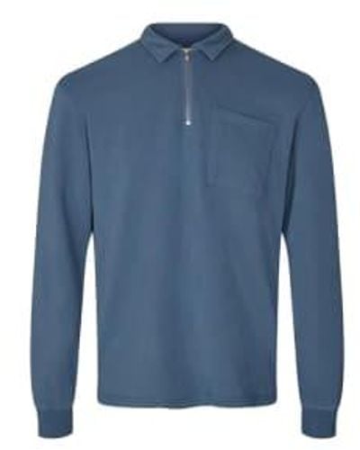 Minimum Bering Sea Skjolle Polo Shirt Medium - Blue