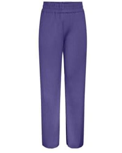 Y.A.S Alisa High Waist Trousers Deep - Purple