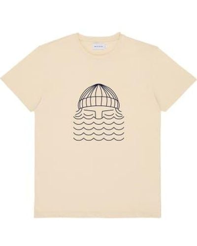 Bask In The Sun T Shirt Creme To The Sea - Neutro