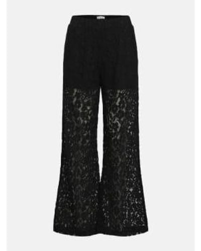 Object Ritta Lace Trousers 34 - Black
