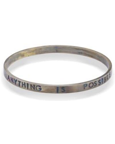 WINDOW DRESSING THE SOUL Wdts Bangle Anything Is Possible Mixed Finish 65mm - Multicolor