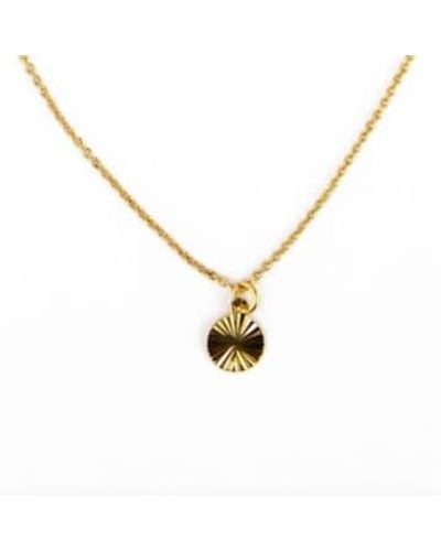 sept cinq Gold Necklace Coquille - Metallizzato