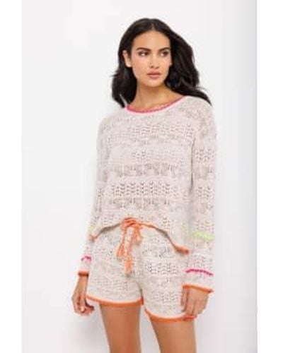 Lisa Todd Popover Beach Please Sweater - Pink