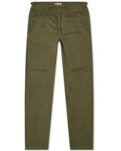 Maharishi U.s. Custom Trousers Olive S - Green
