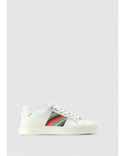 PS by Paul Smith Womens Lapin Large Swirl Trainers In White 2 - Bianco