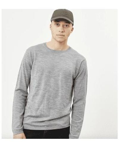 Minimum Arvid Sweater Melange S - Gray