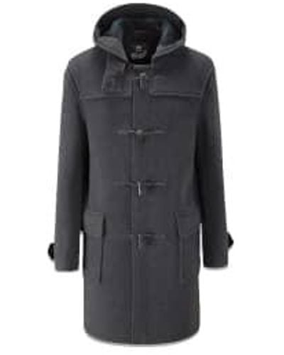 Gloverall Womens Original Duffle Coat Ct Black Watch 1 - Blu