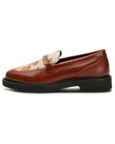 Shoe The Bear Tyra Chain Loafer Tan 40 - Brown