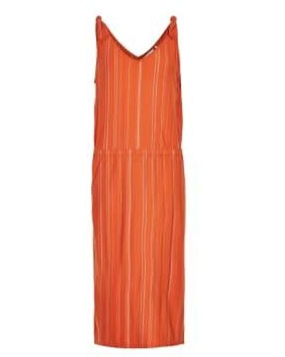 Numph Go Nubridger Jersey Dress Xsmall - Orange