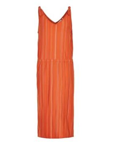 Numph Go Nubridger Jersey Dress Xsmall - Orange
