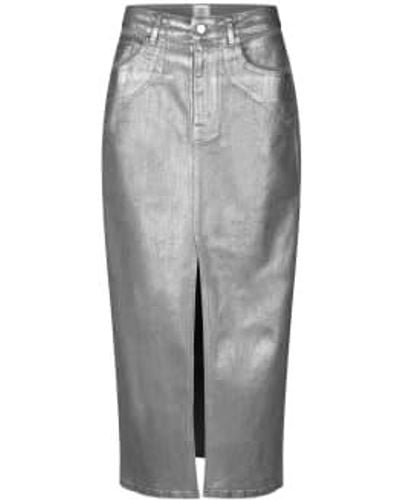 Second Female Aspect Maxi Skirt - Grey