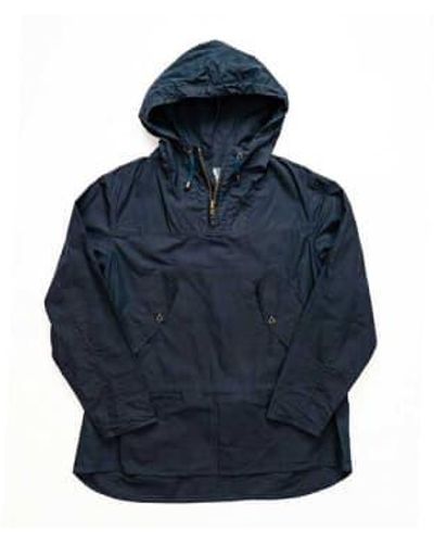 Yarmouth Oilskins Hooded Smock Navy M - Blue